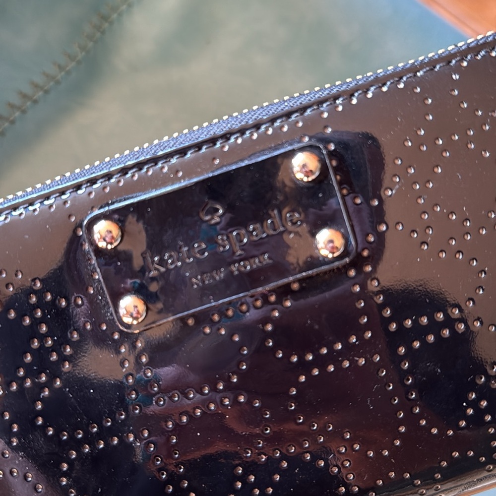 Kate Spade Black Clutch Wallet NWT